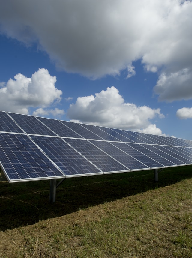 Impianto fotovoltaico a pannelli solari